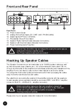 Preview for 8 page of Taga Harmony HTA-800 Instruction Manual