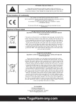 Предварительный просмотр 52 страницы Taga Harmony HTR-1500CD Instruction Manual