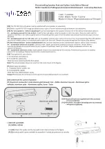 Preview for 1 page of Taga Harmony Platinum F-90 SL v.2 Installation Manual