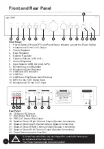 Preview for 6 page of Taga Harmony TA-400MIC Instruction Manual