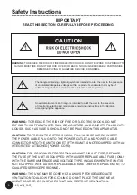 Preview for 4 page of Taga Harmony TA-600MULTI Instruction Manual