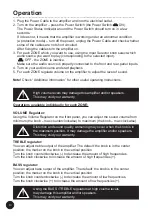 Preview for 10 page of Taga Harmony TA-600MULTI Instruction Manual