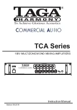 Предварительный просмотр 1 страницы Taga Harmony TCA Series Instruction Manual