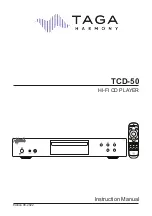 Taga Harmony TCD-50 Instruction Manual preview