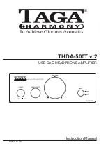 Taga Harmony THDA-500T Instruction Manual preview