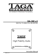 Taga DA-300 v.3 Instruction Manual предпросмотр