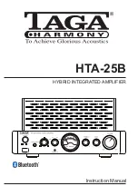 Taga Harmony HTA-25B Instruction Manual preview