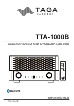 Taga TTA-1000B Instruction Manual предпросмотр