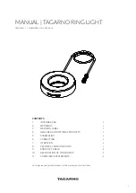 tagarno Ring Light Series Manual preview