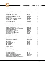 Preview for 69 page of TAGLIAVINI ROTOR RT 68 User Manual