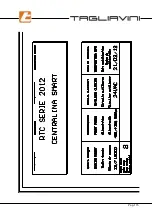 Предварительный просмотр 115 страницы TAGLIAVINI ROTOR RT 68 User Manual