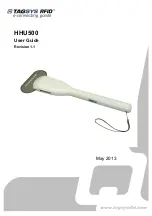 TAGSYS RFID HHU500 User Manual предпросмотр