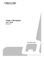 TAGSYS RFID Textile L100 User Manual preview