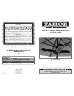 Tahoe 40101300 Instruction Manual preview