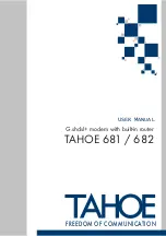 Tahoe 681 User Manual preview