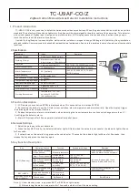 Preview for 1 page of Taichuan TC-U9AF-CO/Z Installation Instructions