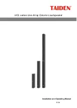 Taiden HCL Series Installation And Operating Manual preview