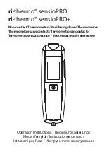 TaiDoc Technology Corporation Riester ri-thermo sensioPRO Operation Instructions Manual preview