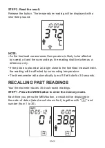 Preview for 12 page of TaiDoc Technology Corporation Riester ri-thermo sensioPRO Operation Instructions Manual