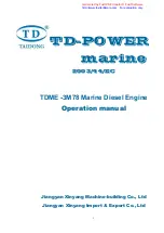 Taidong TDME-3M78 Operation Manual preview