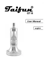 Preview for 1 page of TAIFUN GT III User Manual