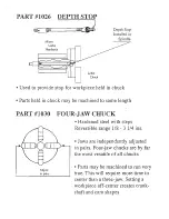 Предварительный просмотр 6 страницы Taig Tools Micro Lathe II User Manual