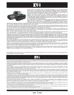 Preview for 3 page of Taigen Tanks Russia KV-1 13000 Instruction Manual