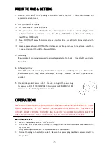 Preview for 7 page of Taiji HOTCABI HC-38 Instruction Manual