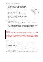 Preview for 8 page of Taiji HOTCABI HC-38 Instruction Manual