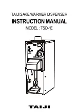 Taiji TSD-1E Instruction Manual preview