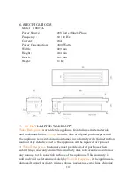 Preview for 10 page of TAIKO YS60-UL Installation Instructions Operating Instructions