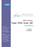 Предварительный просмотр 1 страницы Tainet VENUS 2908-4S4O User Manual