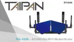 TAIPAN DSL-4320L Quick Install Manual preview