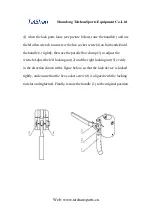 Preview for 10 page of TaiShan TQ1001B Installation Manual