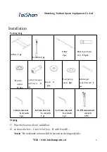 Предварительный просмотр 5 страницы TaiShan TQ2001 Installation Manual