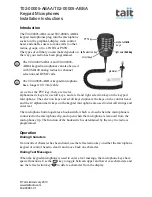 Tait T02-00005-ABAA Installation Instructions preview