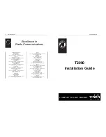 Tait T2000 Series Installation Manual preview