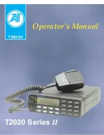 Preview for 1 page of Tait T2020 Series II Operator'S Manual