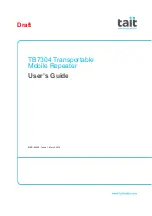 Preview for 1 page of Tait TB7304 User Manual