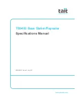 Tait TB9400 Specification Manual preview