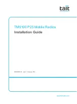 Tait TM9100 Series P25 Installation Manual preview