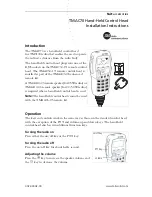 Tait TMAC70 Installation Instructions preview