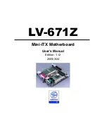 Предварительный просмотр 1 страницы Taiwan Commate Computer Inc. LV-671Z User Manual