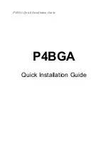 Taiwan Commate Computer Inc. P4BGA Quick Installation Manual preview