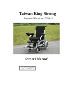 Taiwan King Strong TP01-S Owner'S Manual preview