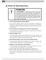 Предварительный просмотр 8 страницы taiyo RX-802AS Operation Manual