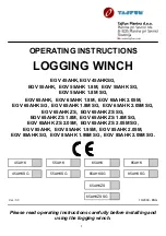 Tajfun Planina EGV 45AHK Operating Instructions Manual preview