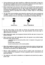 Preview for 7 page of Tajfun Planina EGV 45AHK Operating Instructions Manual