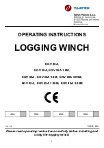 Tajfun EGV 45A Operating Instructions Manual preview