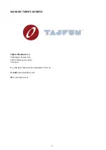 Preview for 2 page of Tajfun RCA 330 JOY Instructions For Use And Maintenance Manual